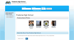 Desktop Screenshot of fredoniahighschool.org