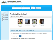 Tablet Screenshot of fredoniahighschool.org